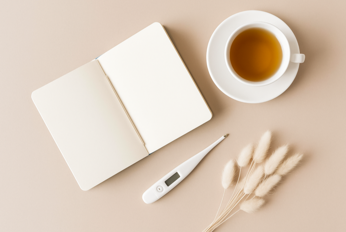 Carnet d'observation, thermomètre et tisane : les outils de la symptothermie